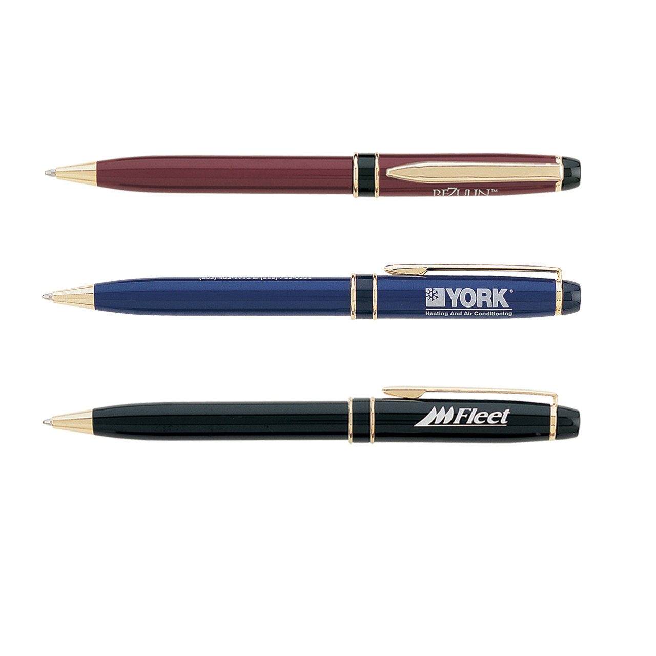 Norman-I Twist Action Pen with Black Middle Ring 3