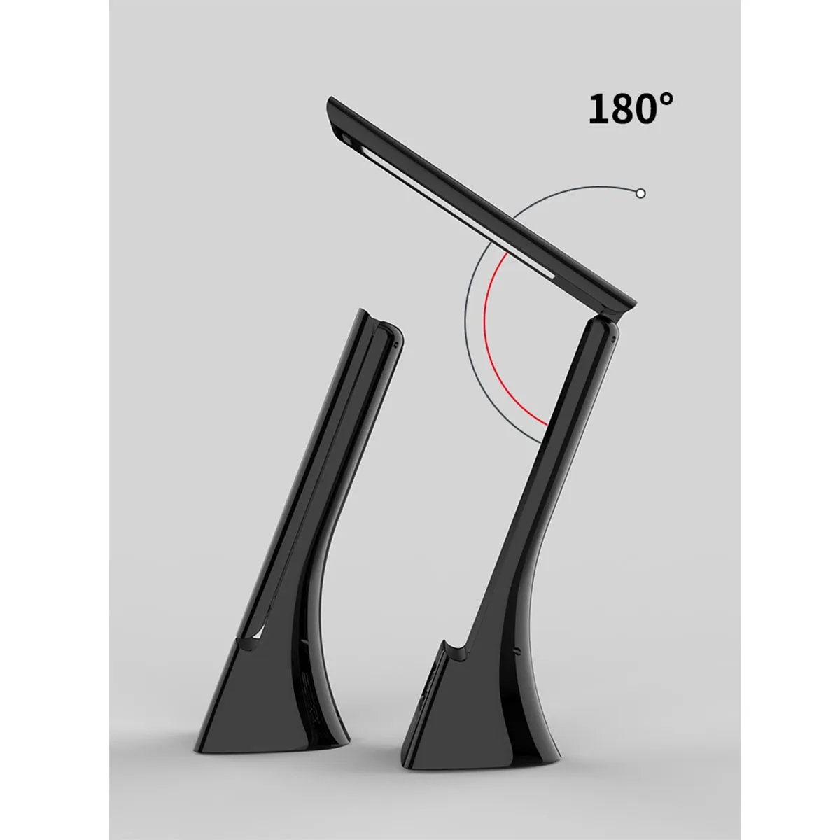 Foldable Smart LED Desk Lamp with Wireless Charger Digital C 6
