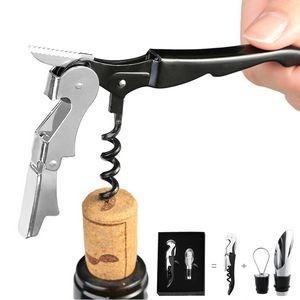Wooden Wine Bottle Opener With Corkscrew And Box 2