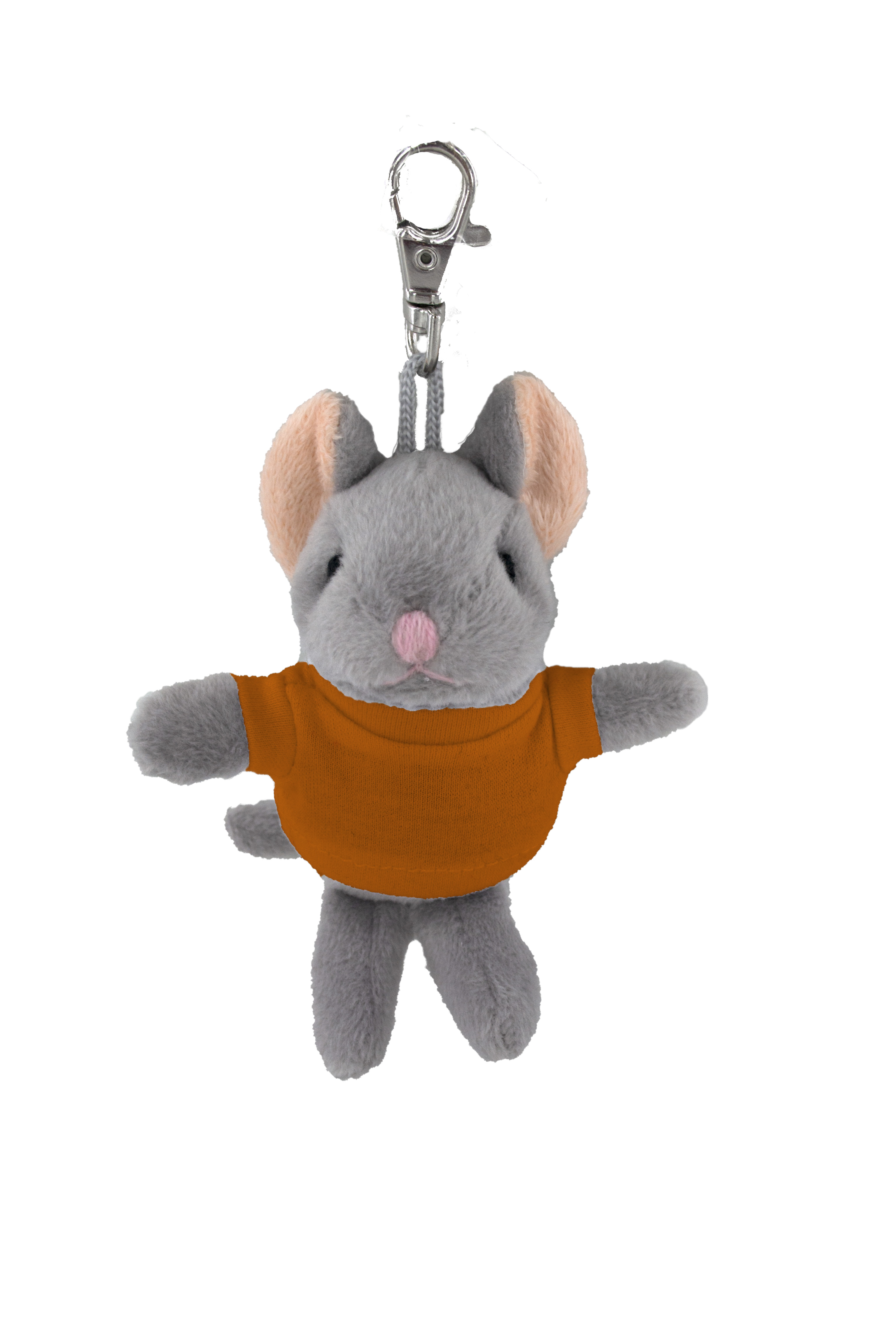 soft plush Mouse keychain with Tee 3
