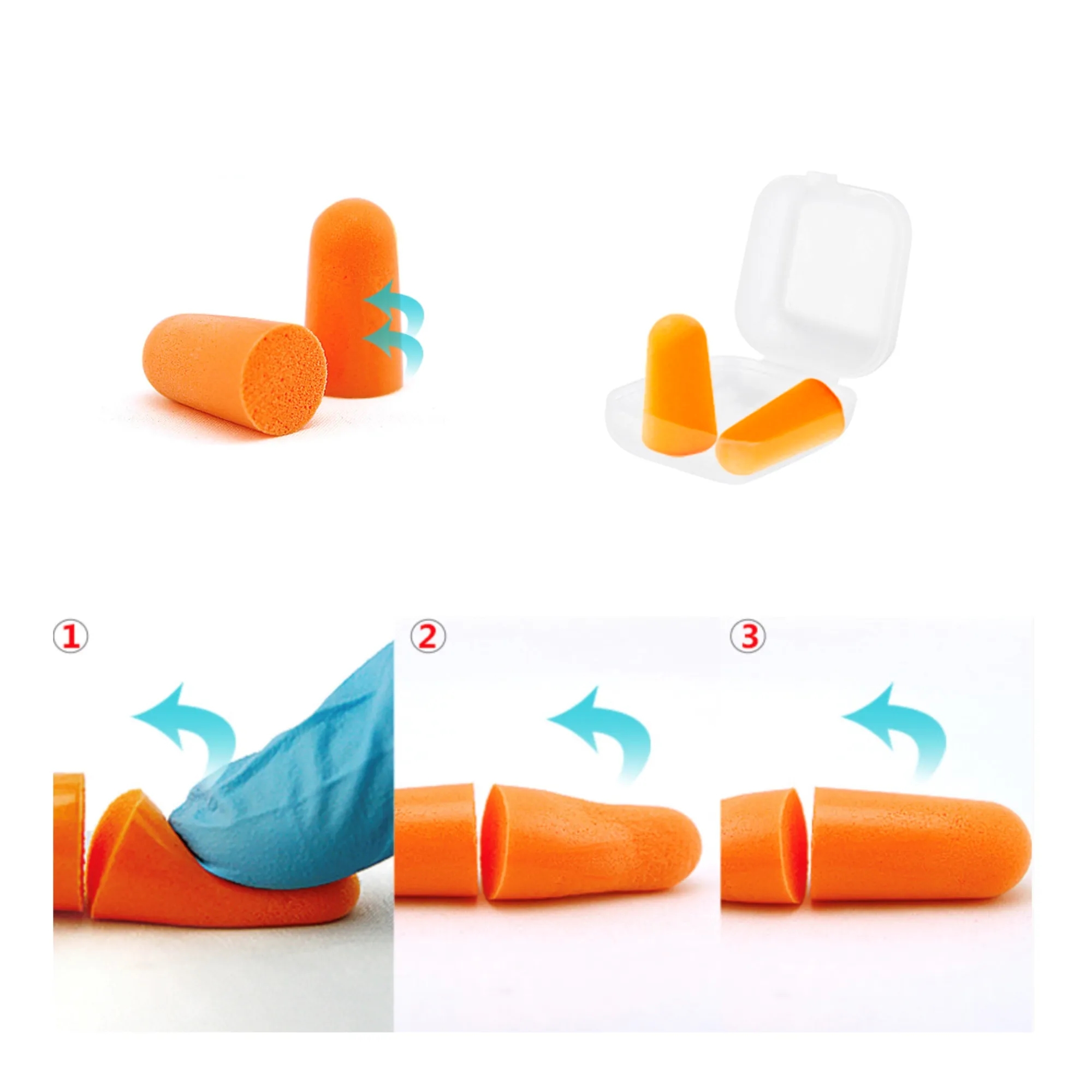 MOQ50 Ear Plugs in Square Case 7