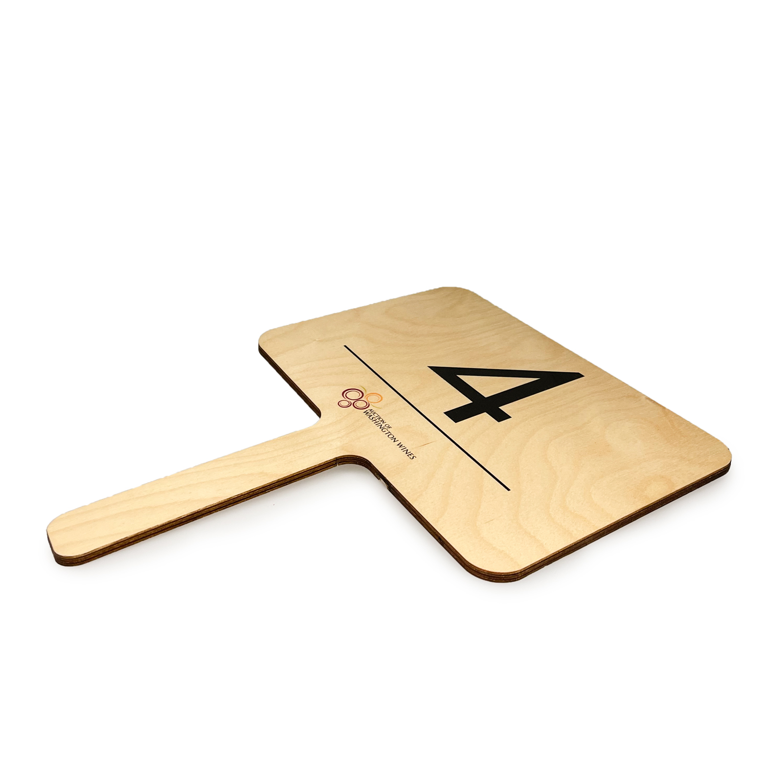 Wood Auction Paddle 11