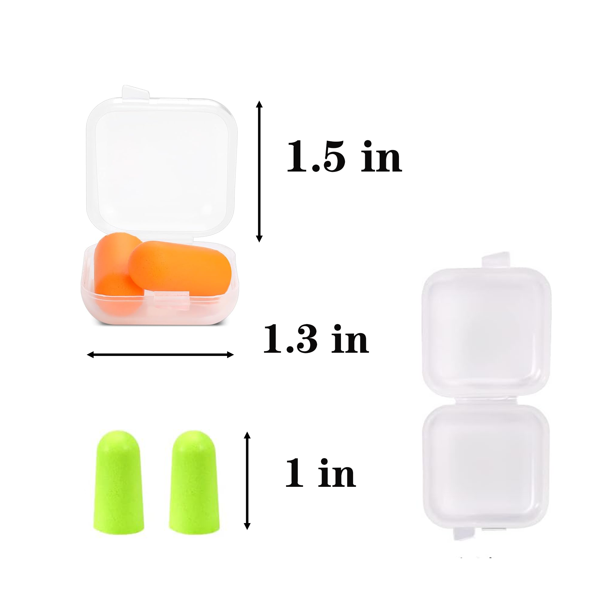 Anti Noise Sleep Foam Earplugs 4