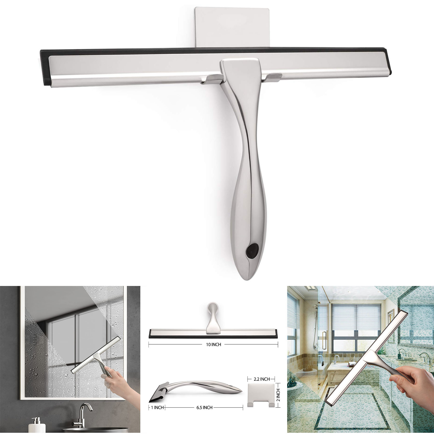 All-Purpose Shower Squeegee for Shower Doors 2