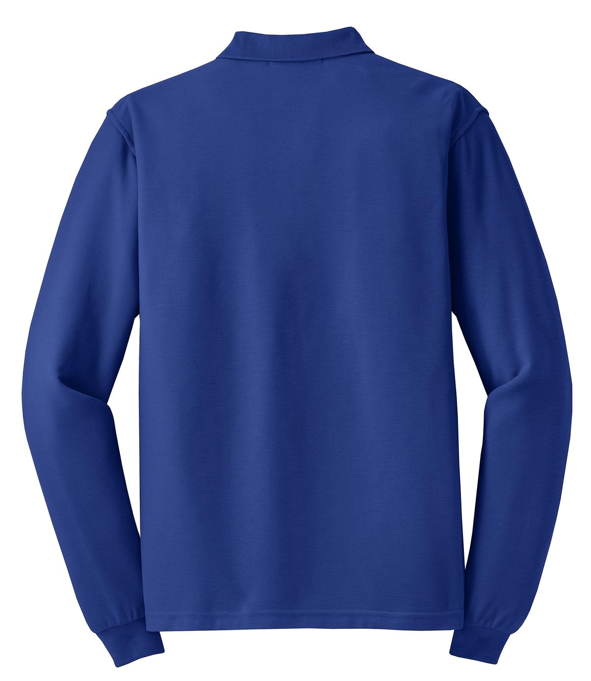 Port Authority Silk Touch Long Sleeve Polo. K500LS 100