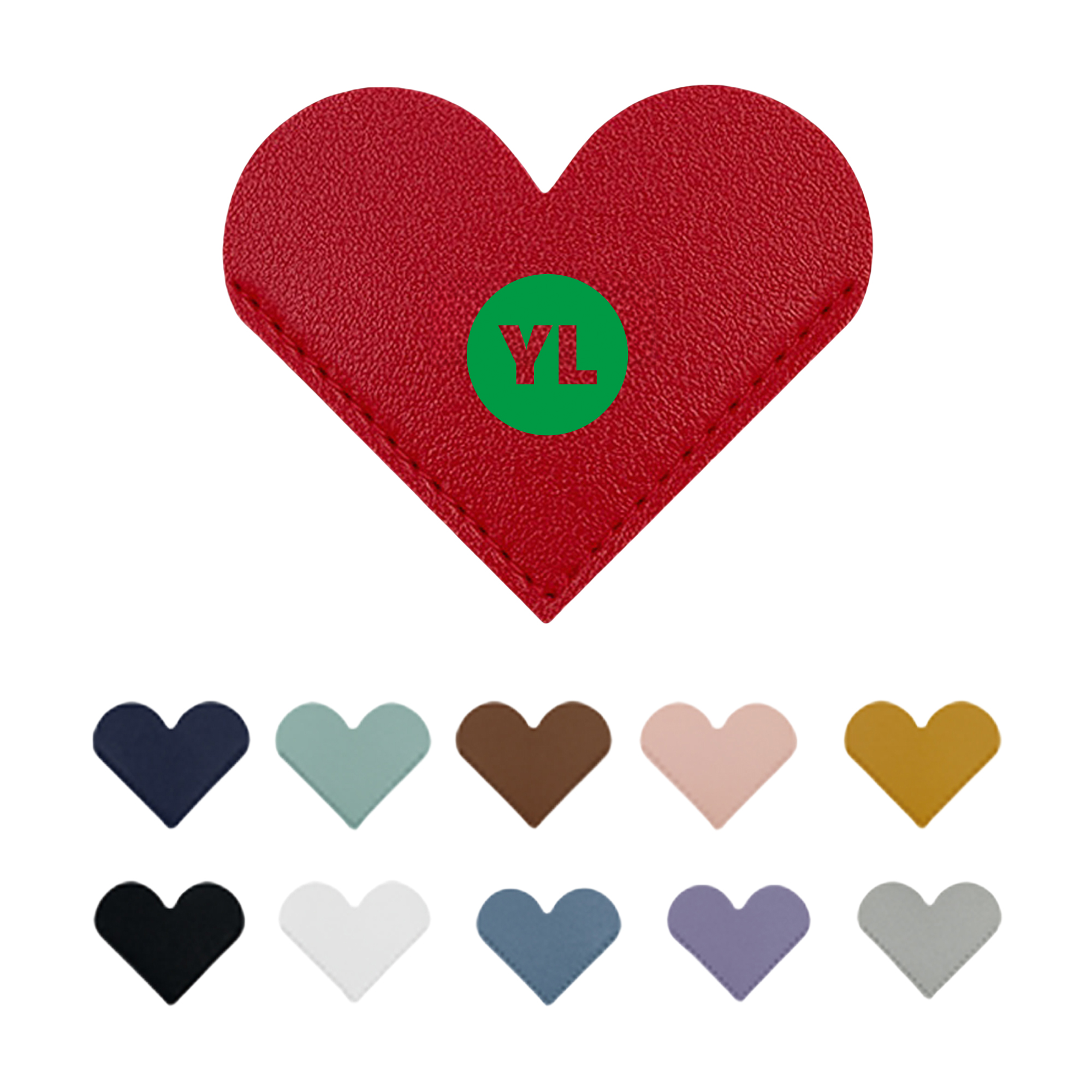 Leather Heart Shape Bookmarks MOQ20 2