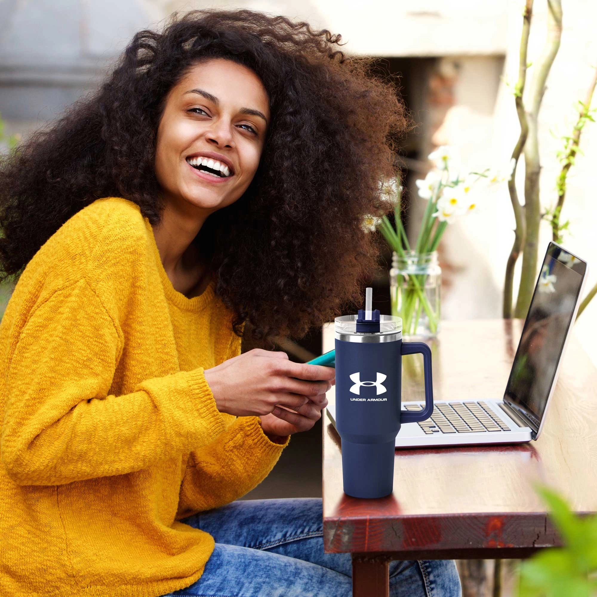 Little Hippo Mug & Straw Lid w/ Twist Closure - 30oz. 16