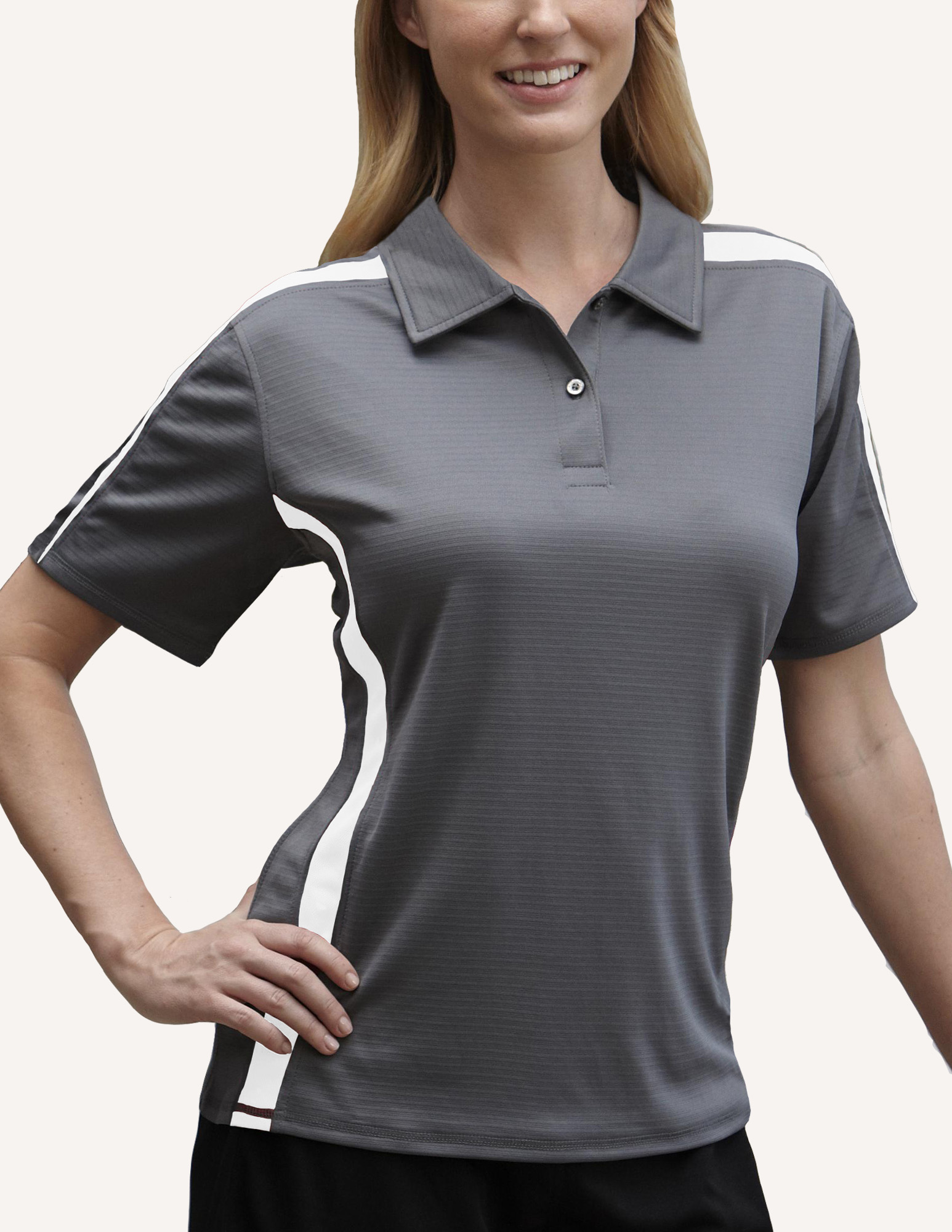 Ladies' Titan Ottoman - Color Block Polo Shirt 7