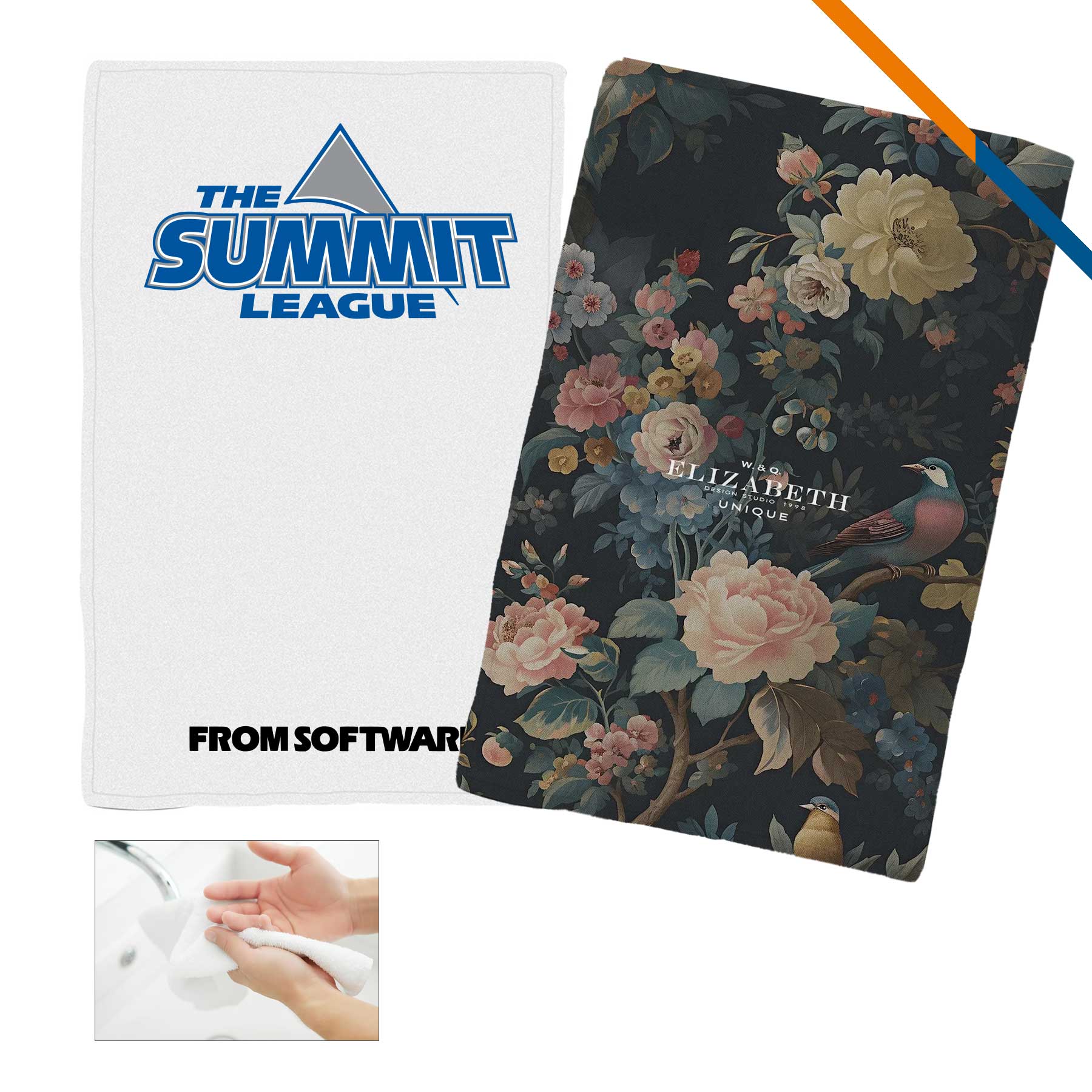 Richy Sublimated Rally Towel - 18" x 11" 2