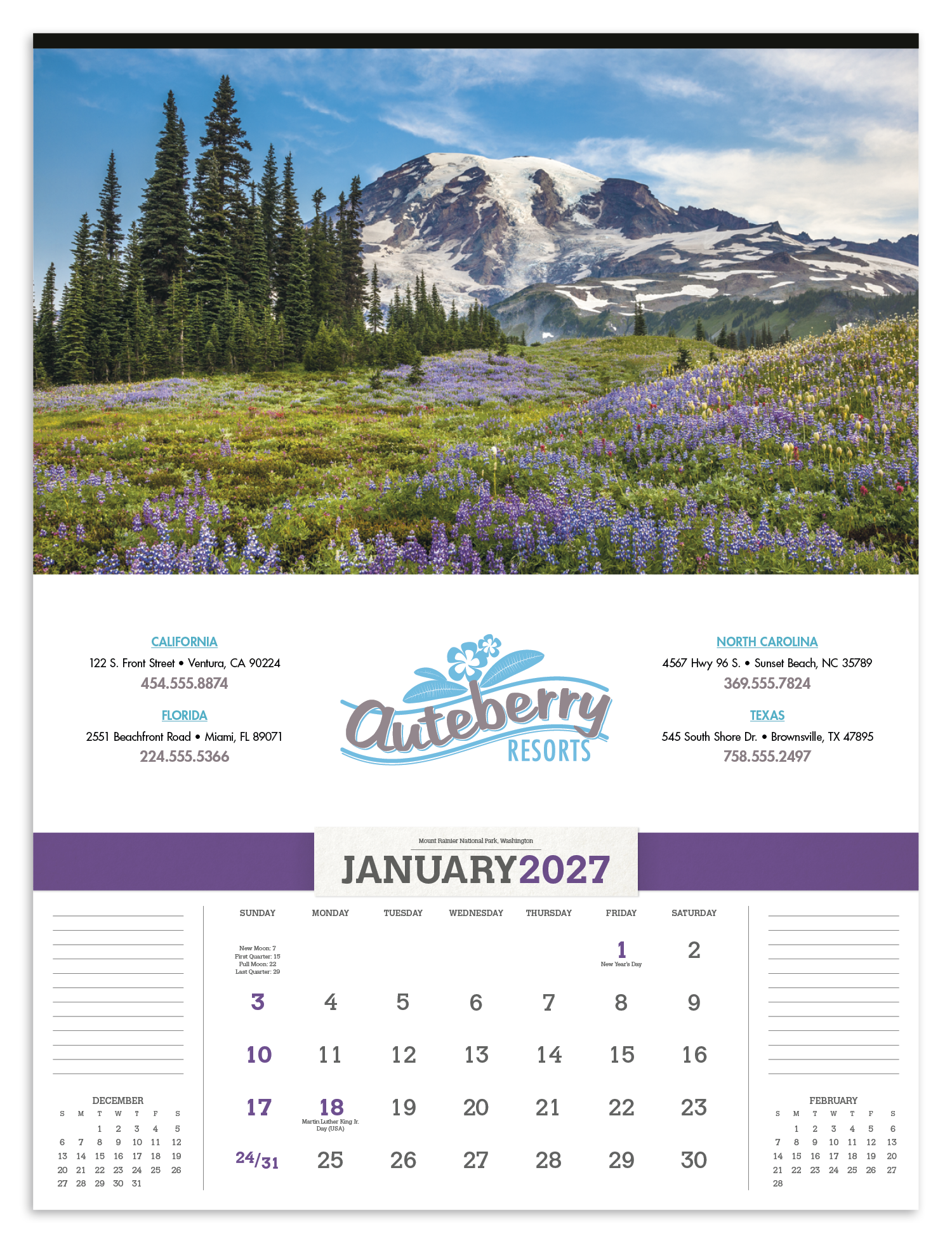 Triumph® Calendars American Splendor without Date Blocks Calendar 31
