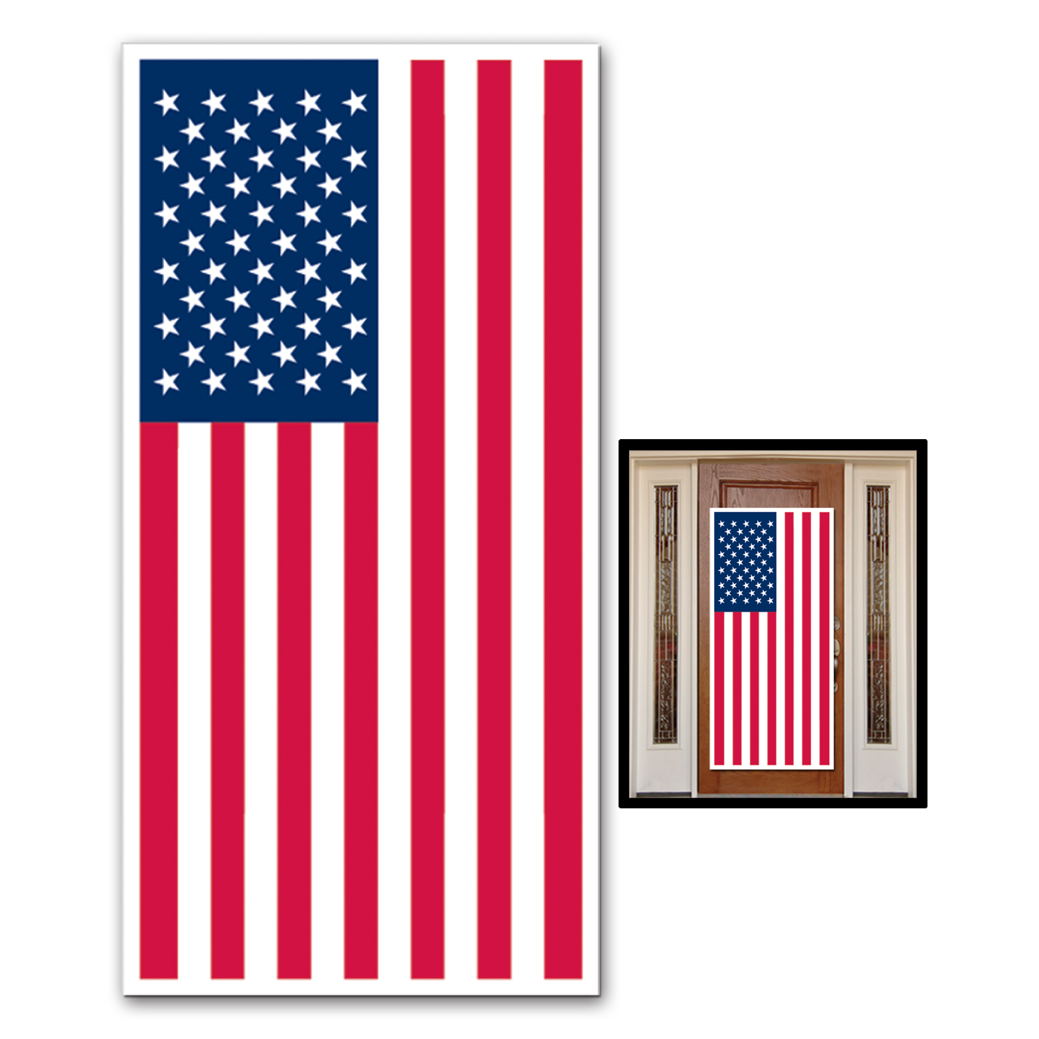 American Flag Door Cover