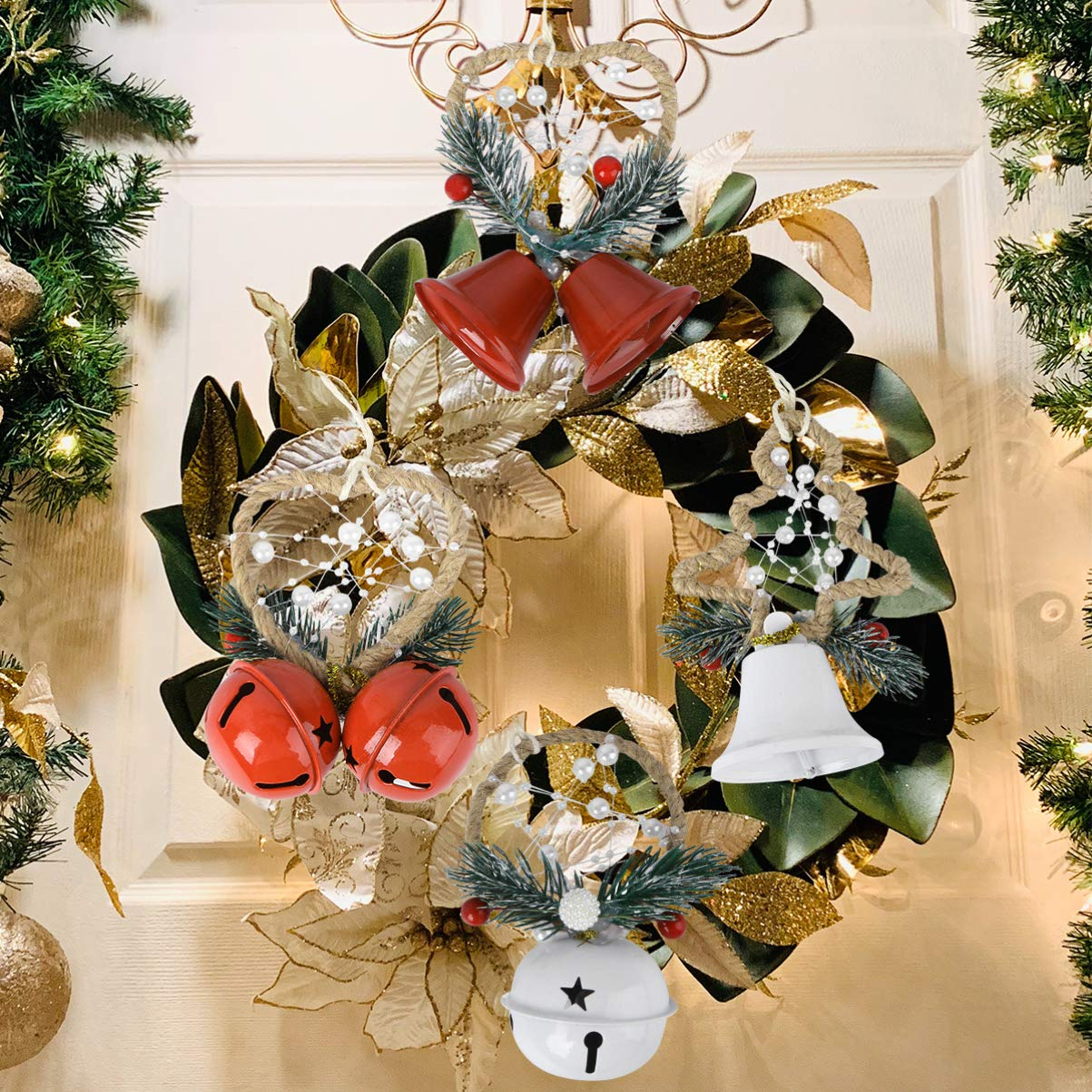 Christmas Bell Hanging Ornament Decorative 6