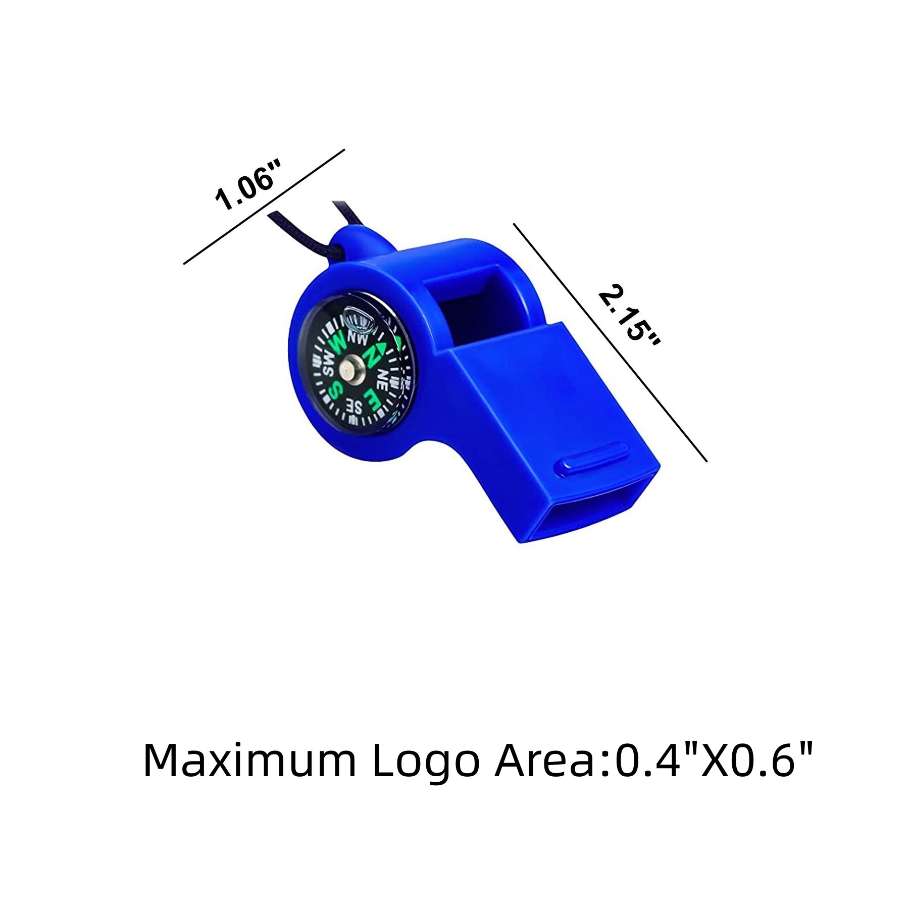 Emergency Whistle With Compass 3