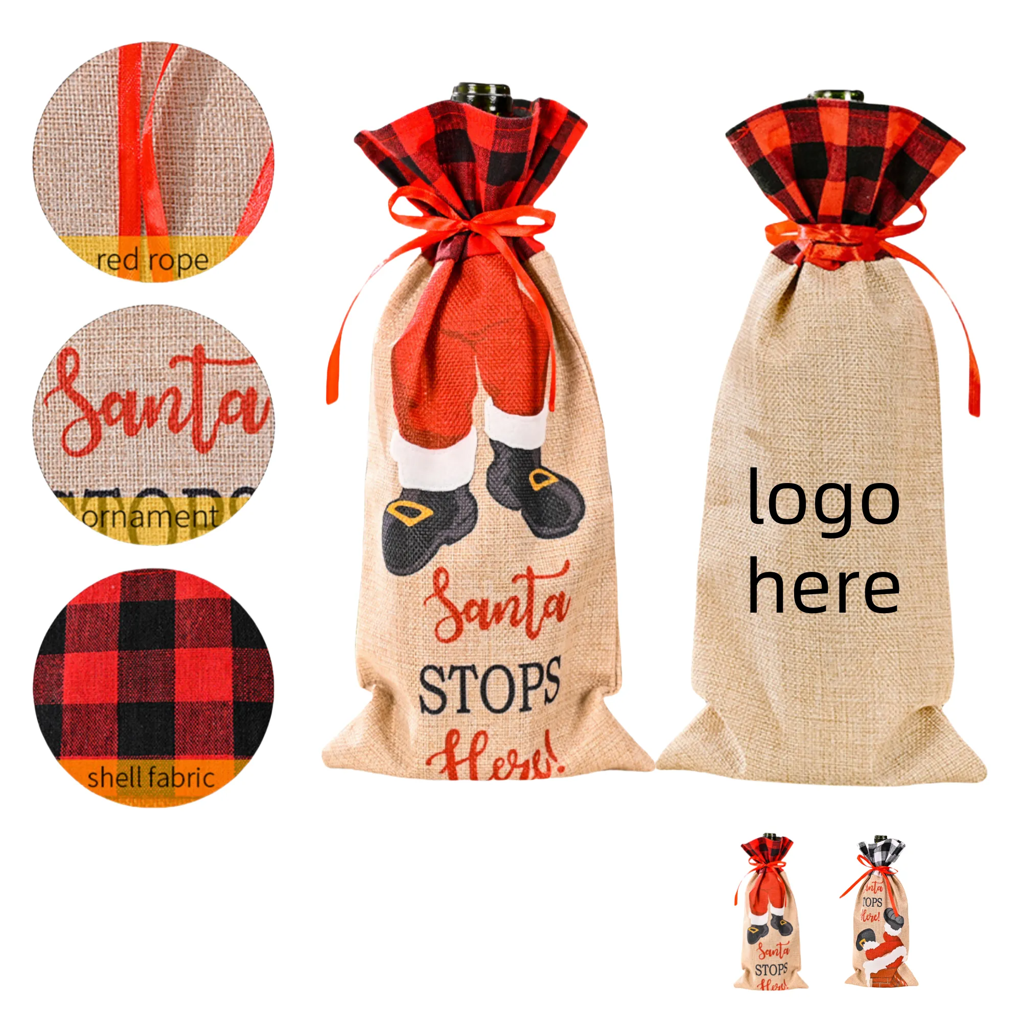 Red Wine Bottle Bag 9
