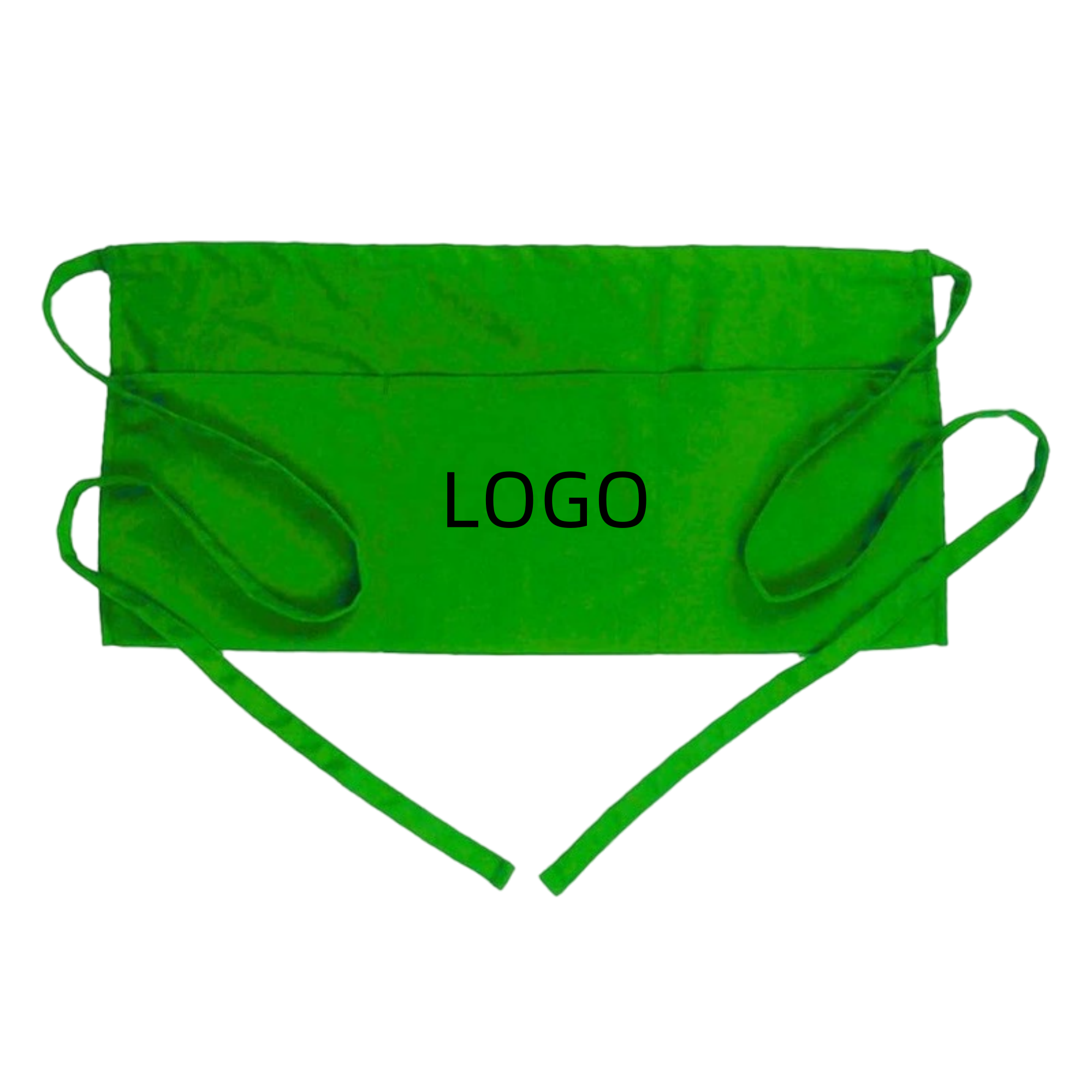 Short custom-made 3-pocket apron 4