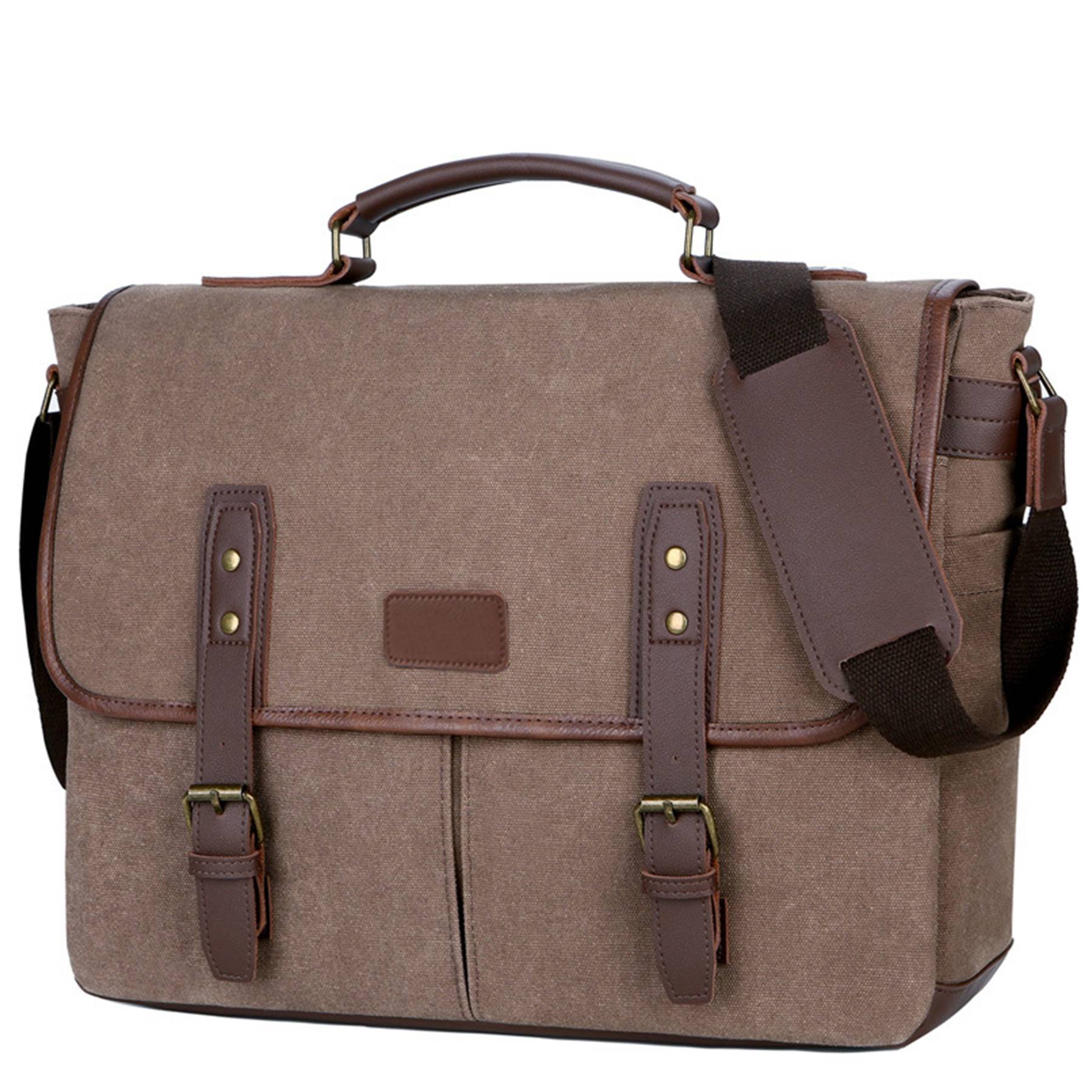 Cavas Vintage Men Briefcases Laptop Messenger Bag 11