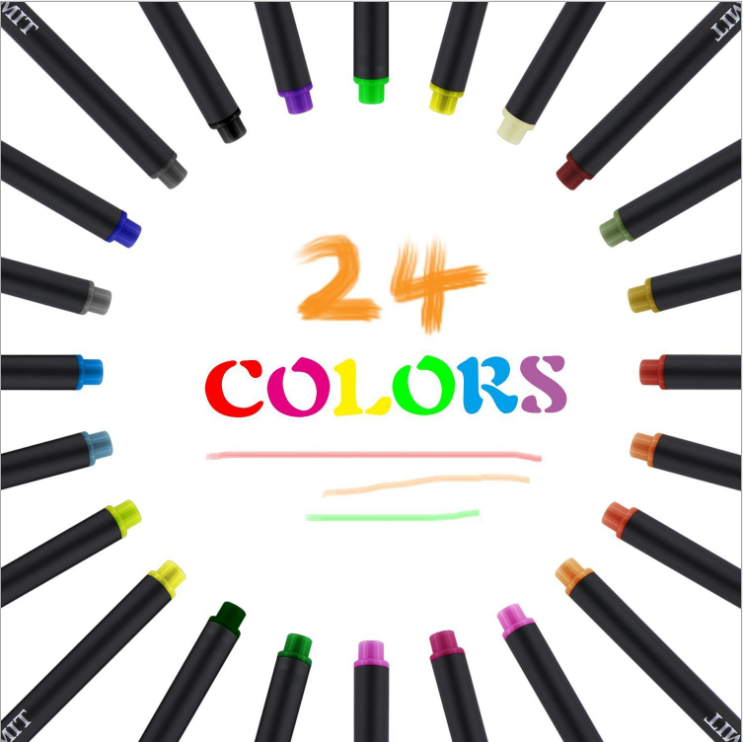 24 color fine line waterborne pencil, painting set 7