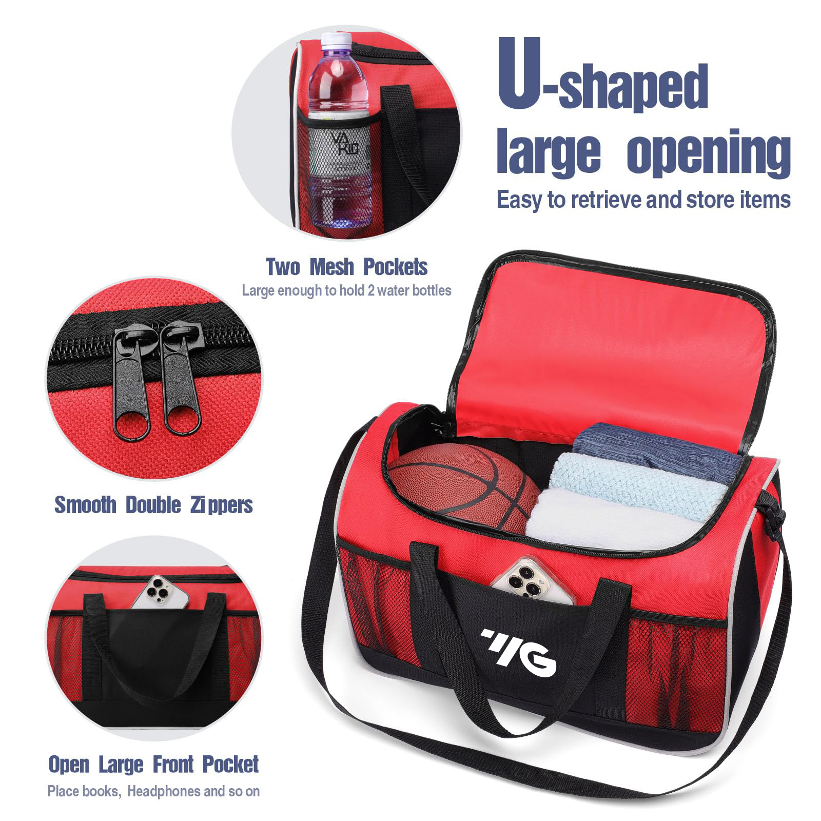 UrbanTrek Sports Duffle Bag 19