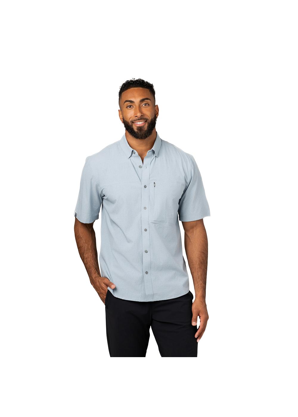 Storm Creek Men's Naturalist 4-Way Stretch Short Sleeve Outdoor Shirt