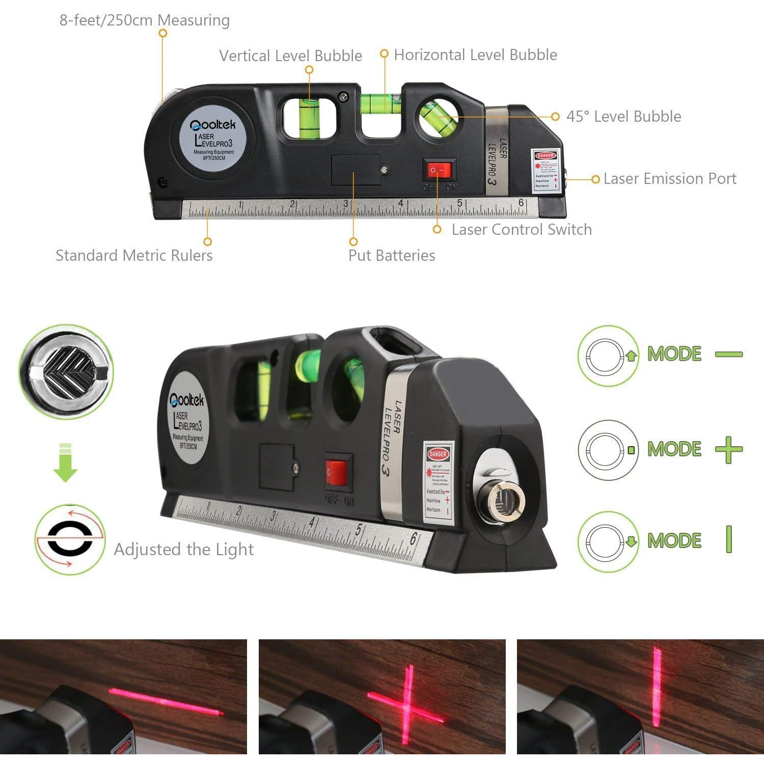 4 in 1 Laser Level Line Tool 5