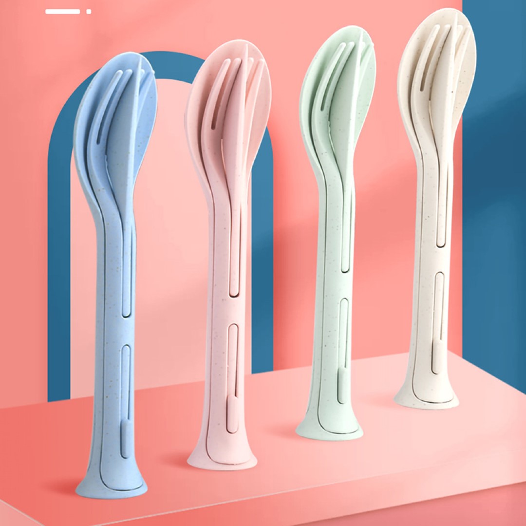 3 in 1 Knife, Fork, Spoon Utensils Set 8