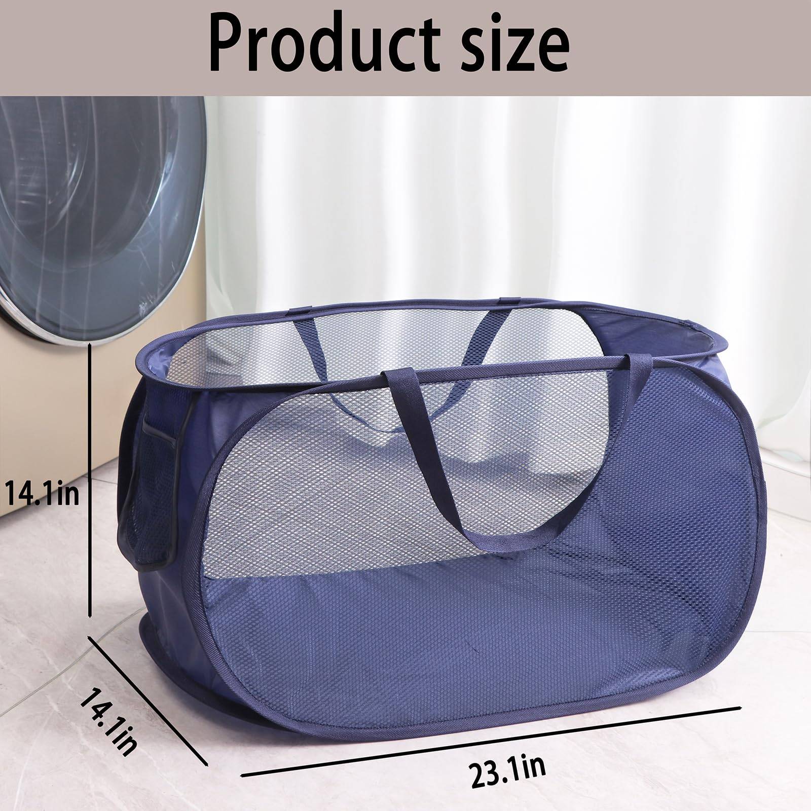 Foldable Bathroom Storage Basket - Home Laundry Hamper 1