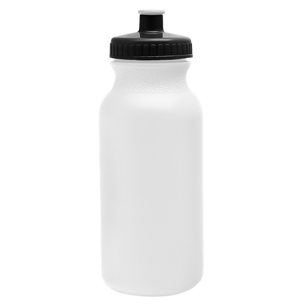 Circuit 20oz Bike Bottle - White w/Push-Pull Lid 82