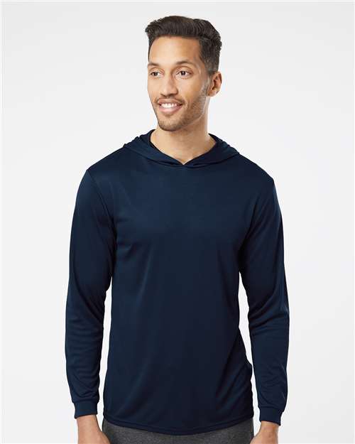 Unisex Bahama Performance Hooded Long Sleeve T-Shirt - 220 80
