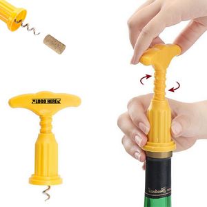 User Friendly Corkscrew Wine Bottle Opener T Shaped Design 17