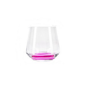 Colorful Glass Drinking Cup 13 oz 17
