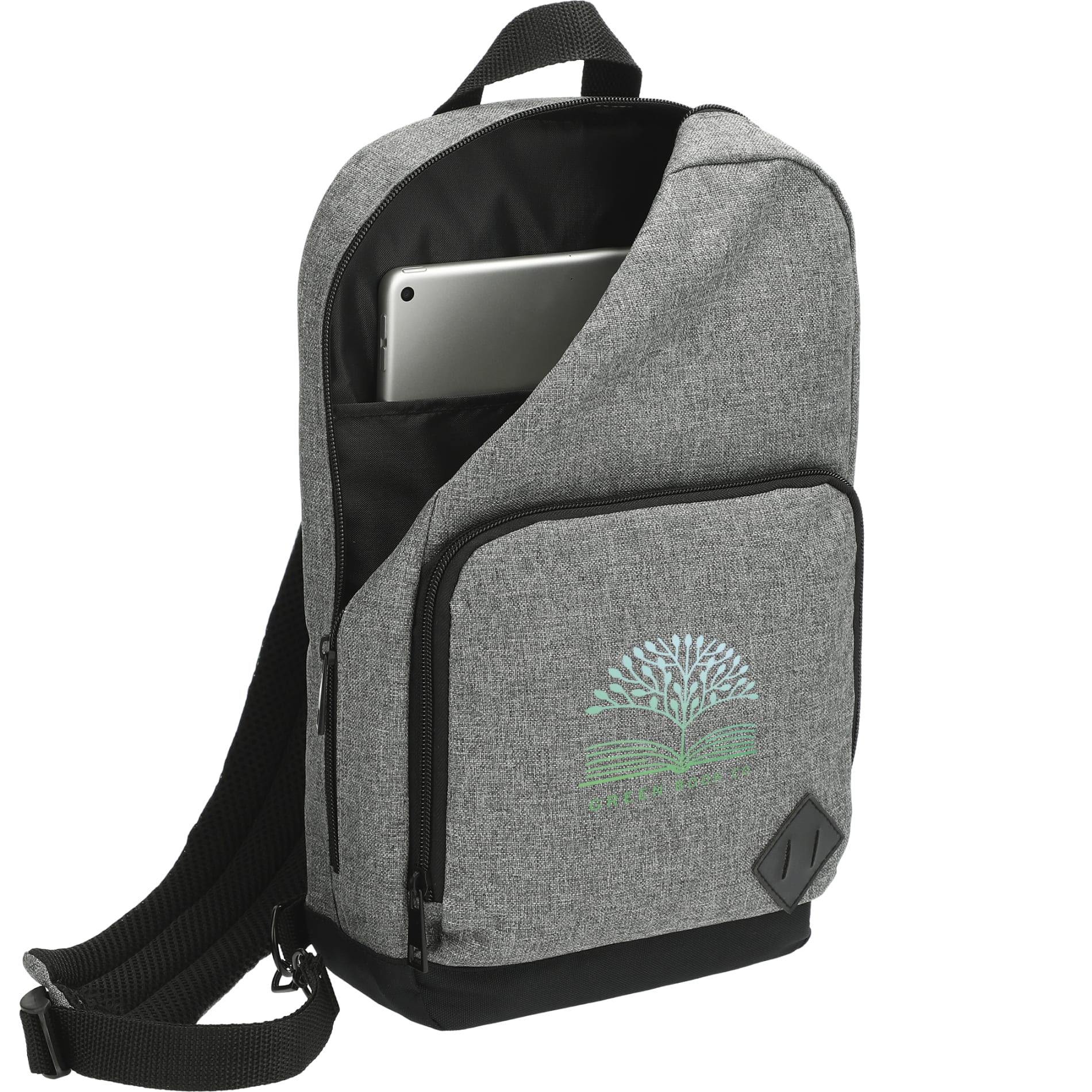 Graphite Deluxe Recycled Sling Backpack 13