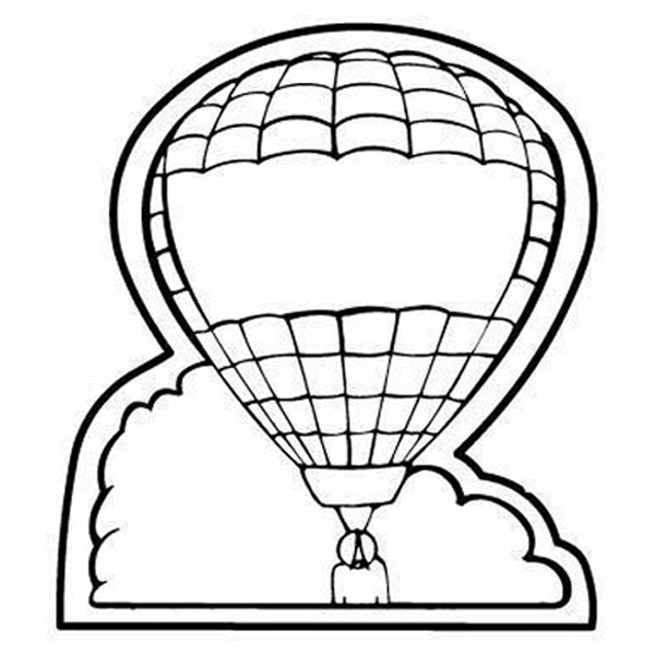 Air Balloon Magnet - Full Color 2