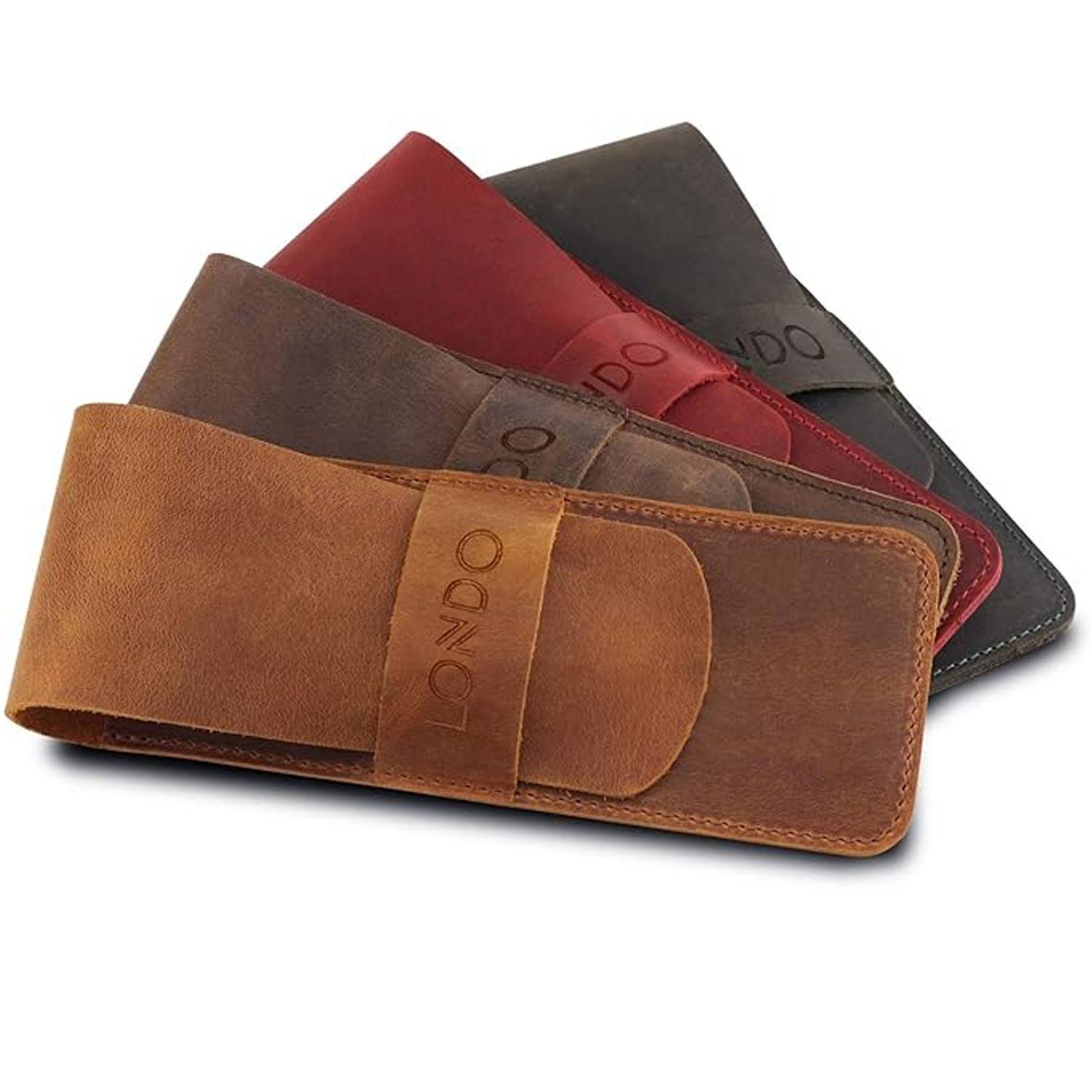 Leather Pen Case with Sleeve Cover 6