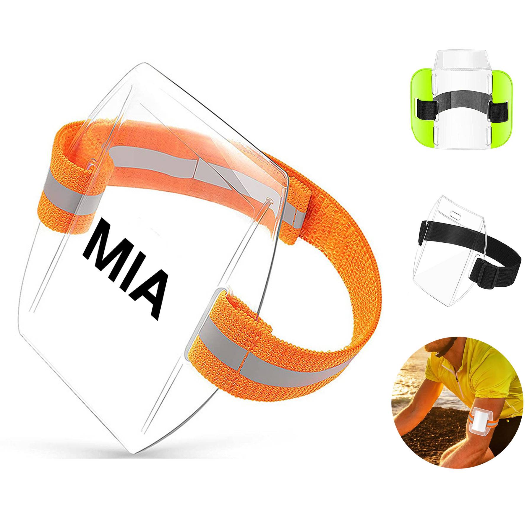 PVC arm waterproof card holder
