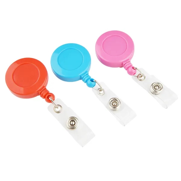 Round Retractable Badge Holders 5
