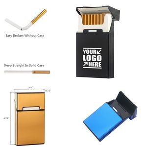 Brushed Aluminum Panel Cigarette Case 1
