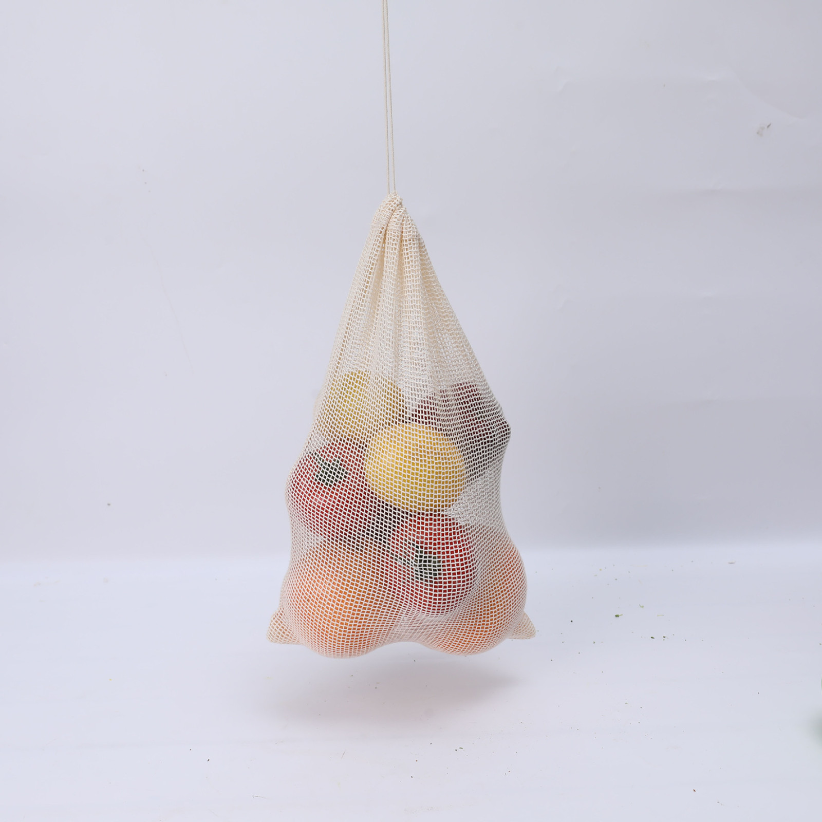 Drawstring Fruit and Vegetable Mesh Storage Shopping Bags 6