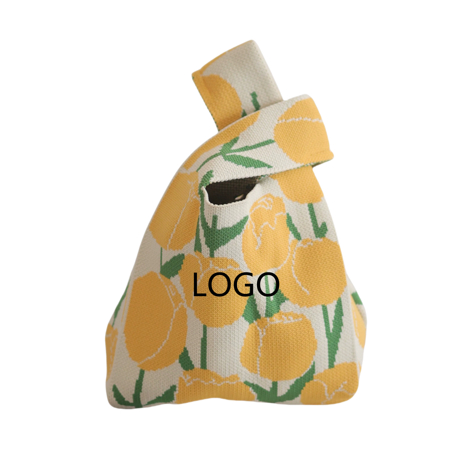 Customized Knitted Jacquard Tote Bag 5