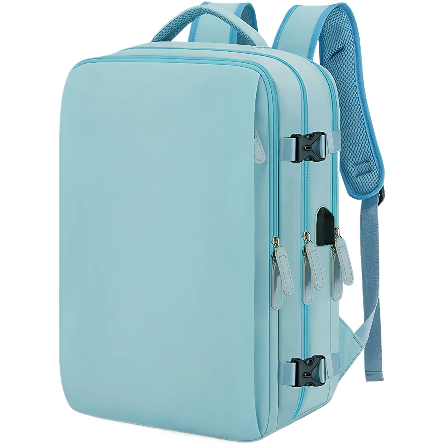 Expandable Large Oxford Travel Backpack w/ USB Port 11