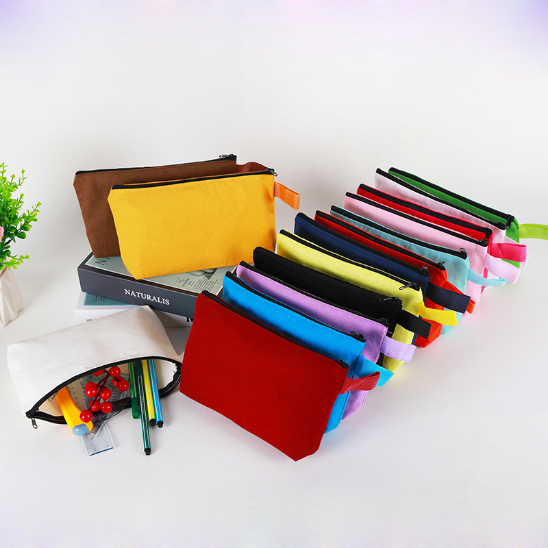 Customized Zipper Canvas Pencil Case 3