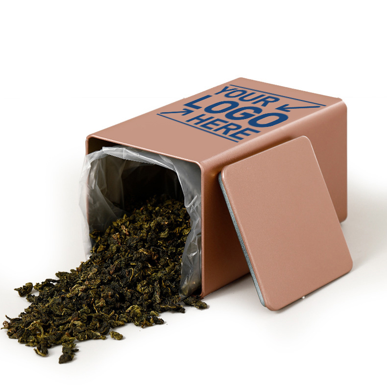Large Tinplate Box / Square Tea Box 2