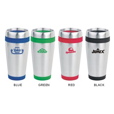 16 OZ Stainless SteelTumbler with Color Trim 2