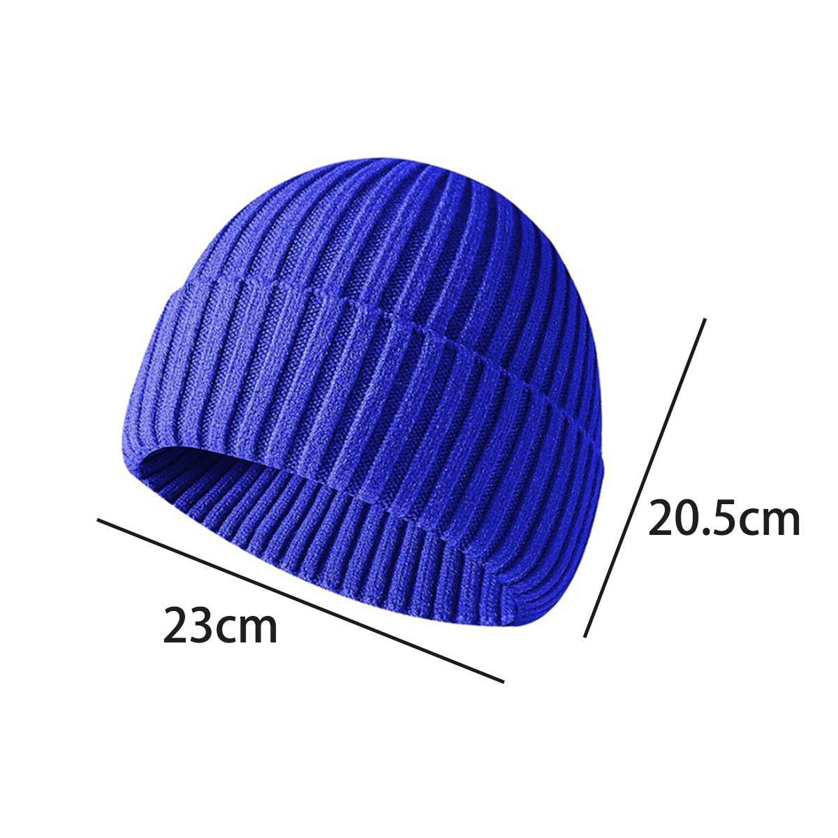 Warm Ribbed Knit Beanie Hat for Winter Comfort 4