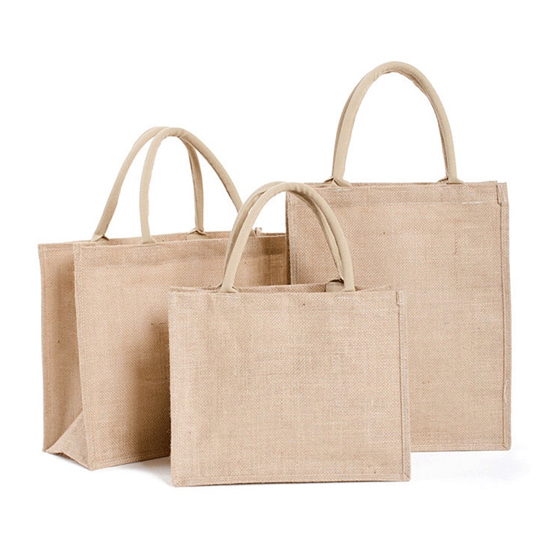 Custom Jute Tote Bag, custom tote bag with logo imprint 4