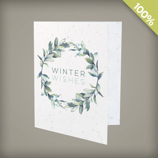 Winterberry Wreath Business Holiday Cards 6