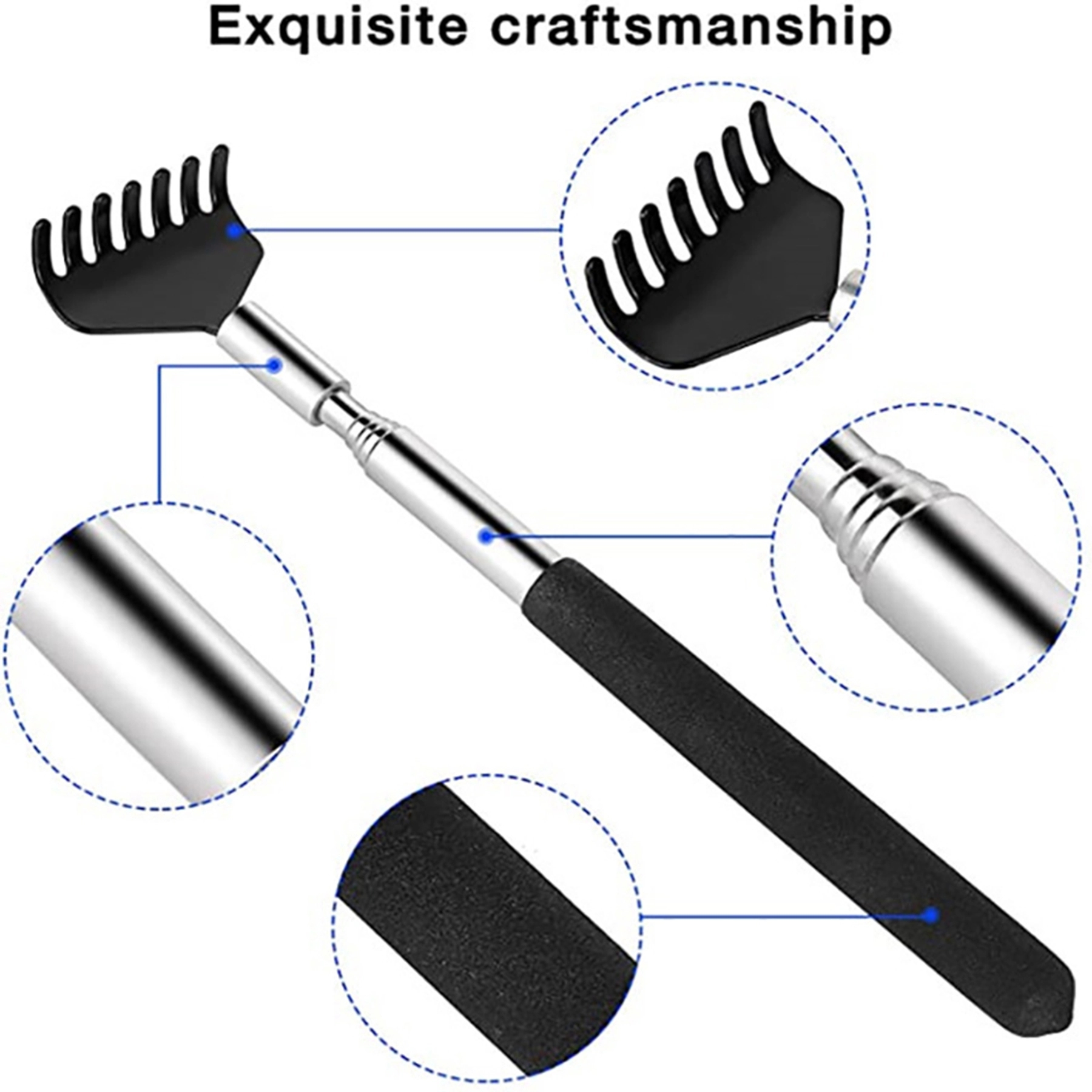 Retractable Stainless Steel Back Scratcher 9