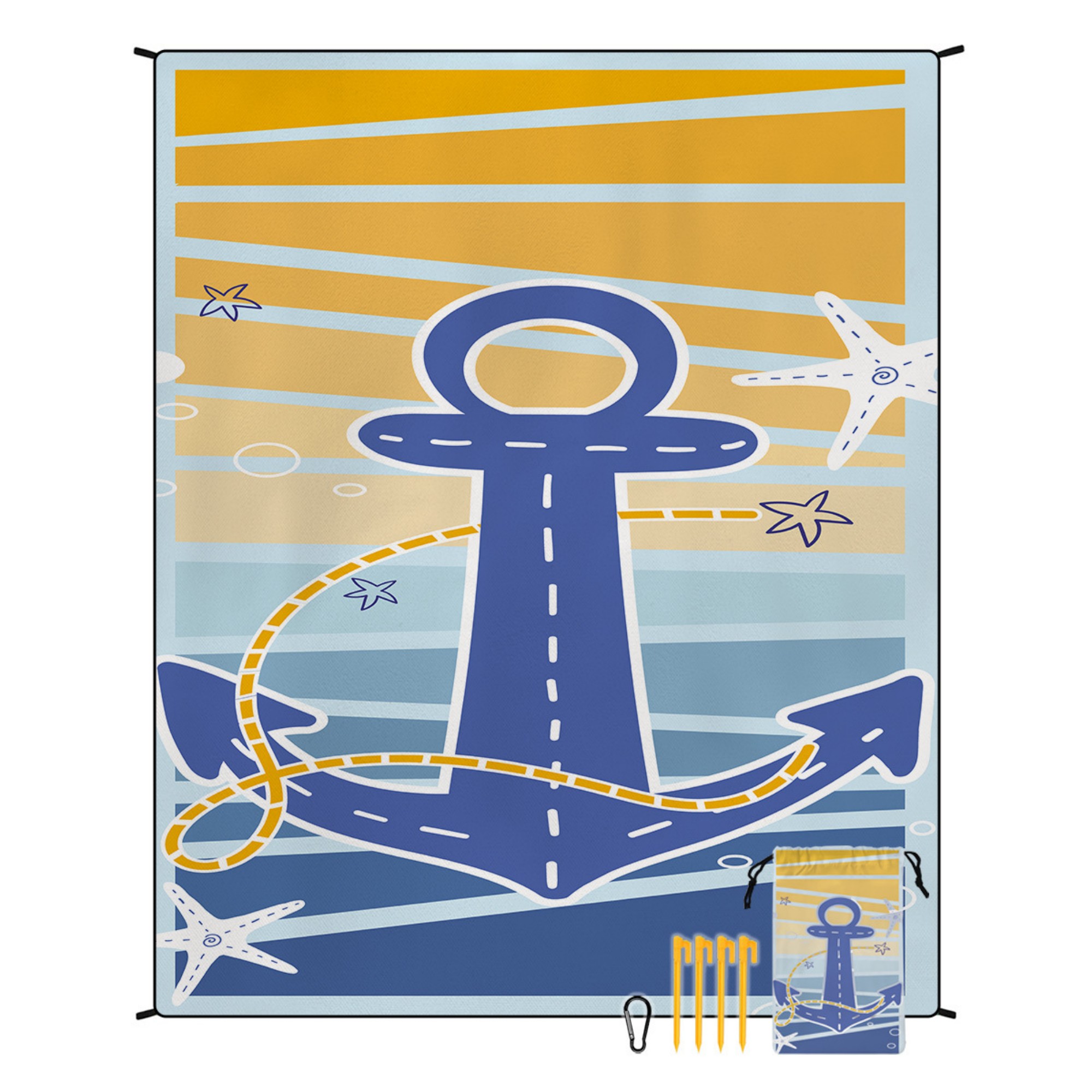 Quick Dry Water Resistant Beach Mat 8