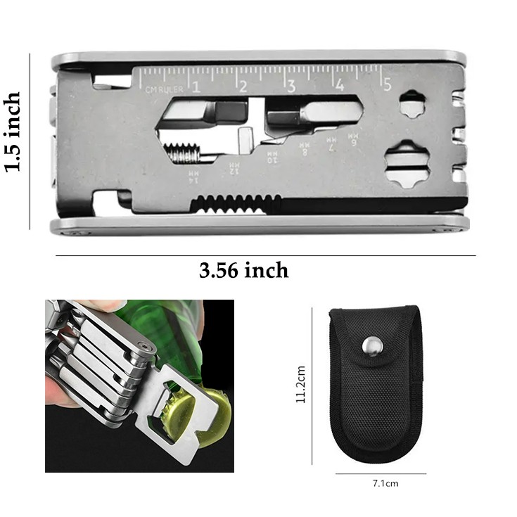 17" 1 Multi-Function Bike Tool Kit with Case 3
