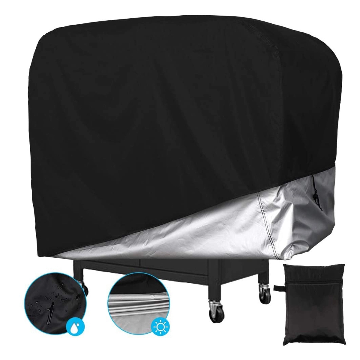 58 Inch 420D Double Layer Fabric Bbq Grill Cover 2