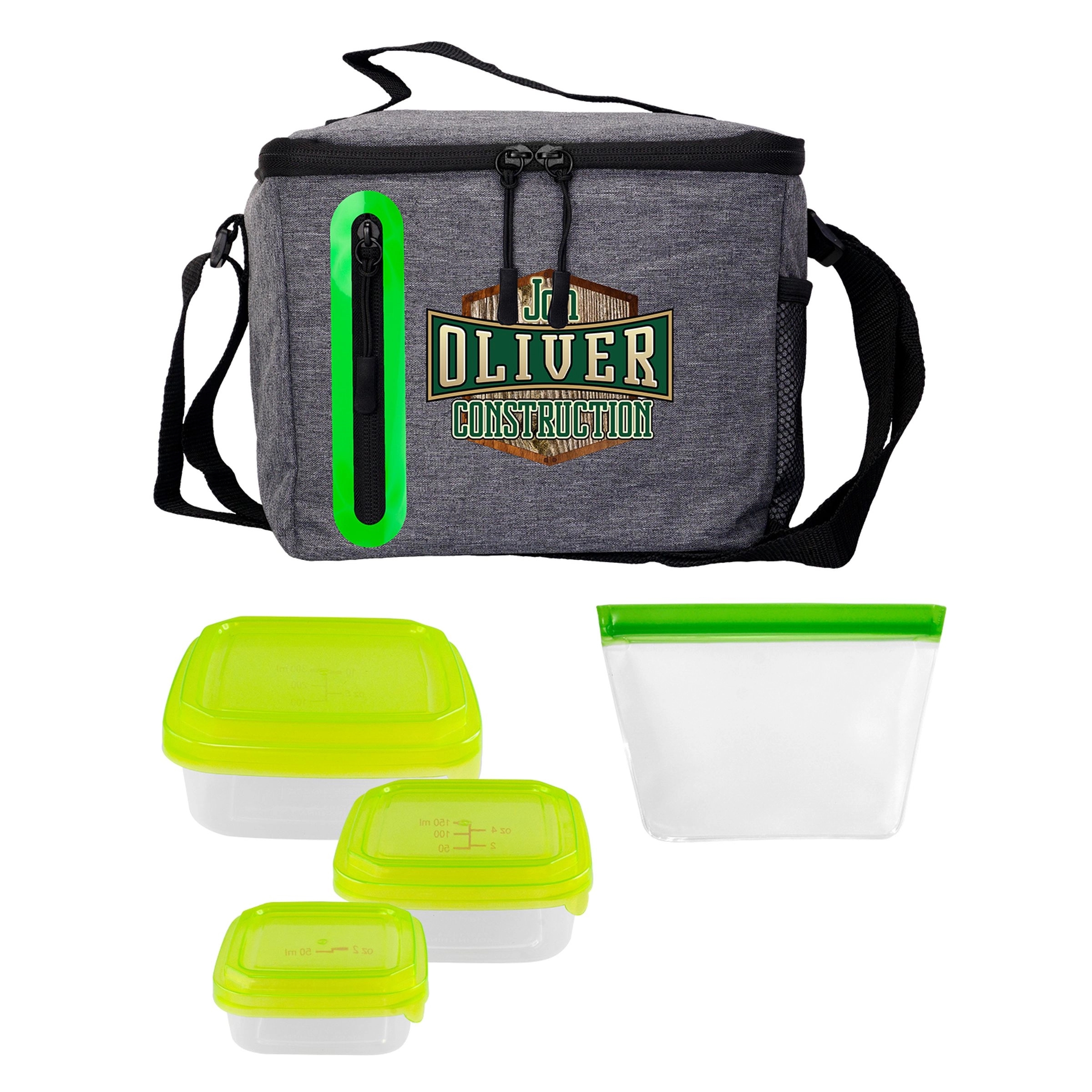 Portion Control & Food Bag Oval Cooler Lunch Set 16
